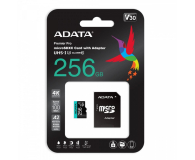 ADATA 256GB microSDXC Premier Pro 100MB/s U3 V30S A2 - 512450 - zdjęcie 1